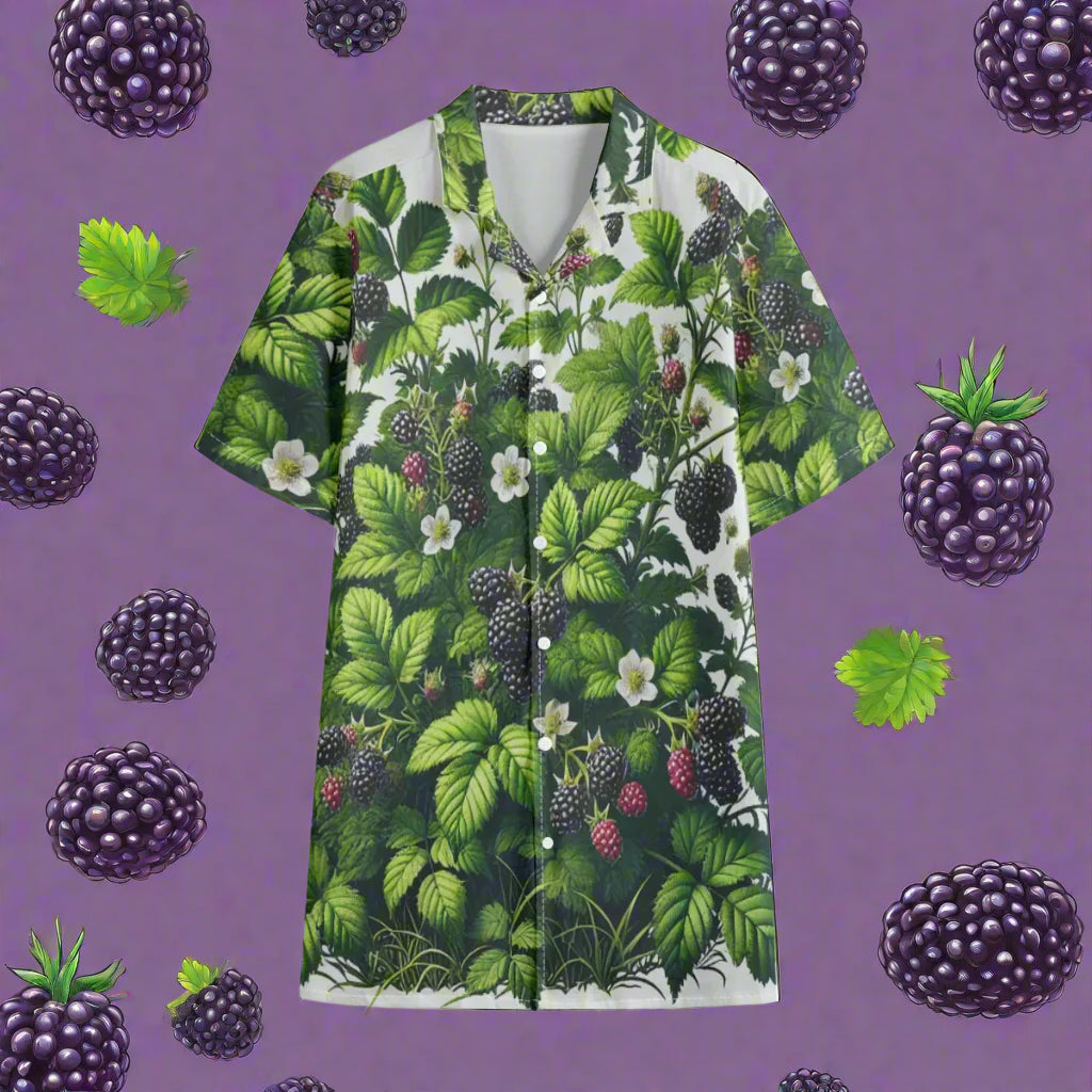 Berries Hawaiian Shirt Cotton