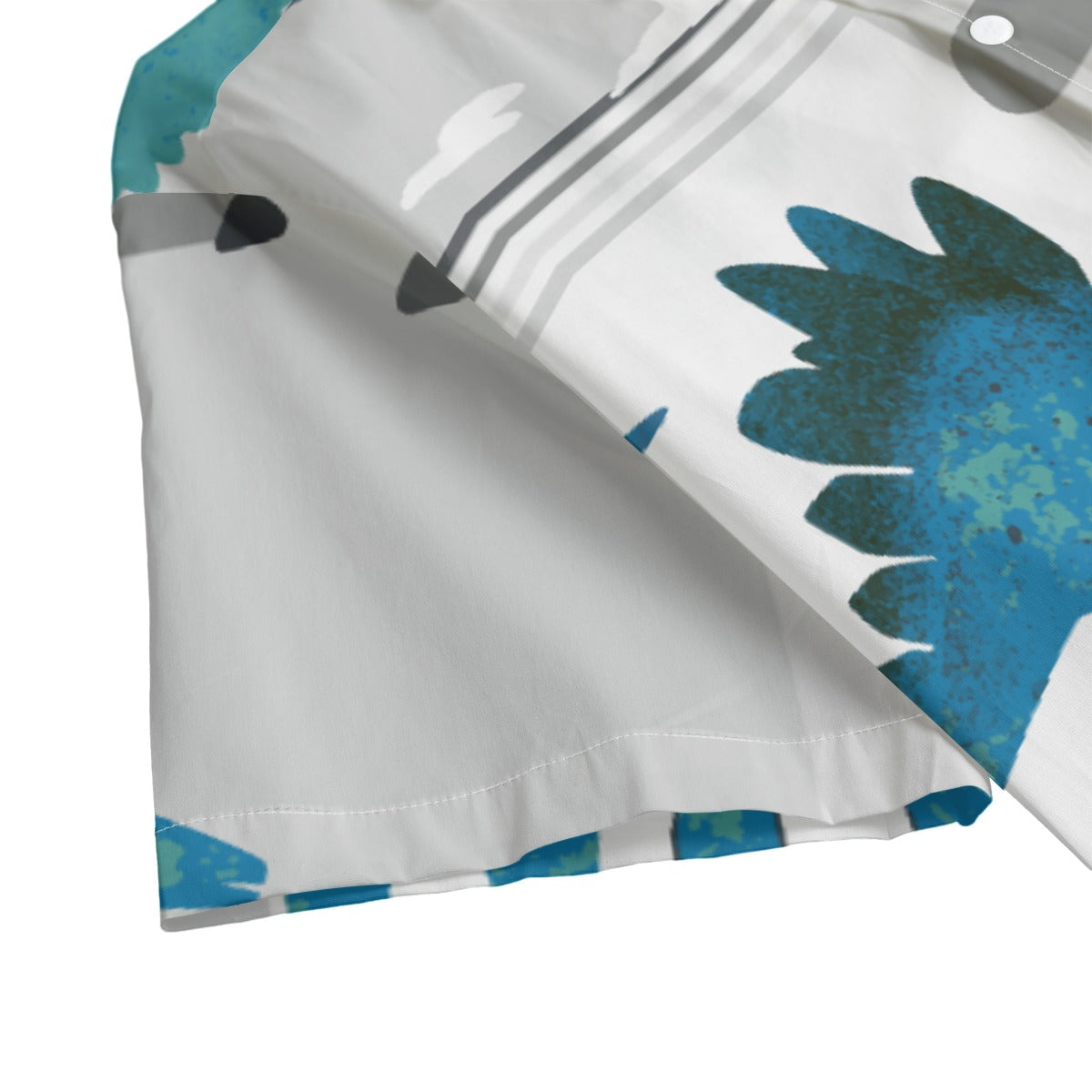 Stegosaurus Hawaiian Shirt Cotton