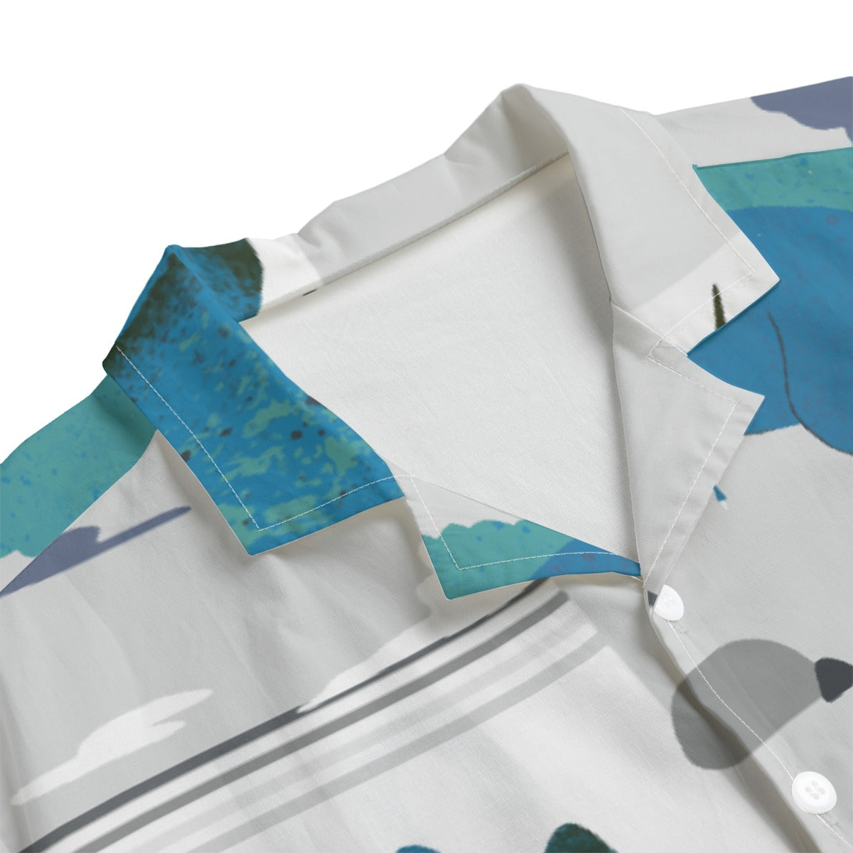 Stegosaurus Hawaiian Shirt Cotton