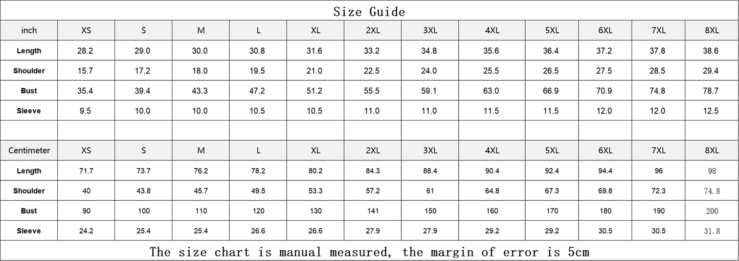 Baby Deer Aloha Hawaiians Hawaiian Shirt Size Guide
