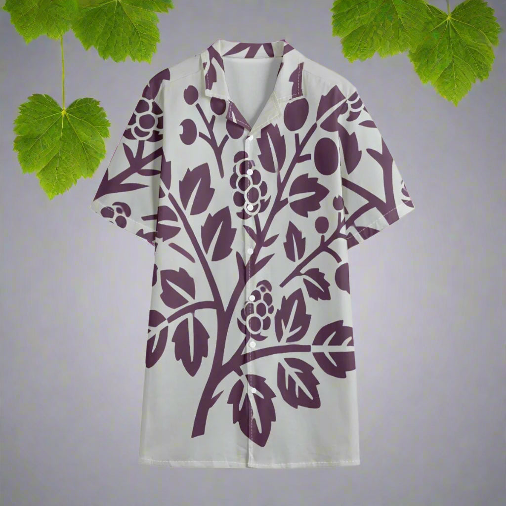 Blackberry Hawaiian Shirt Aloha Hawaiians Hawaiian Shirt Front
