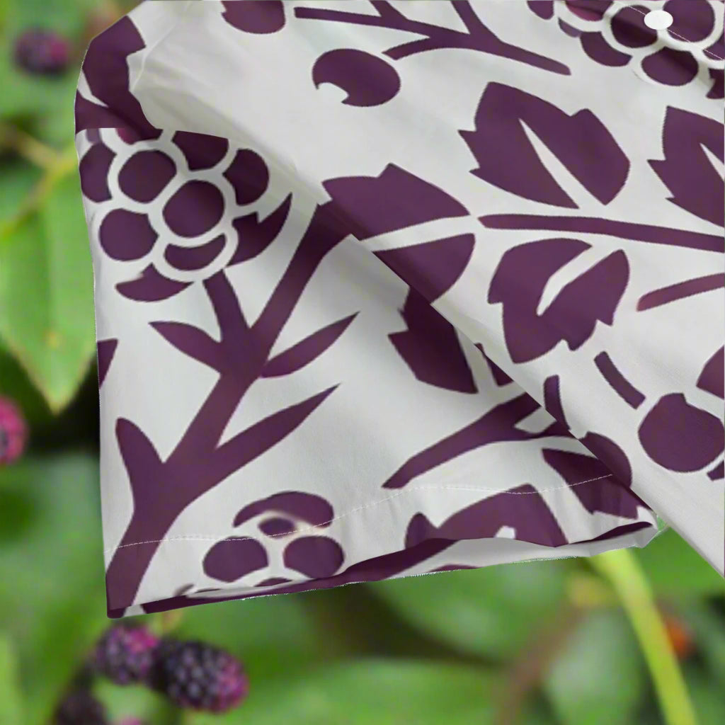 Blackberry Hawaiian Shirt Aloha Hawaiians Hawaiian Shirt Sleeve