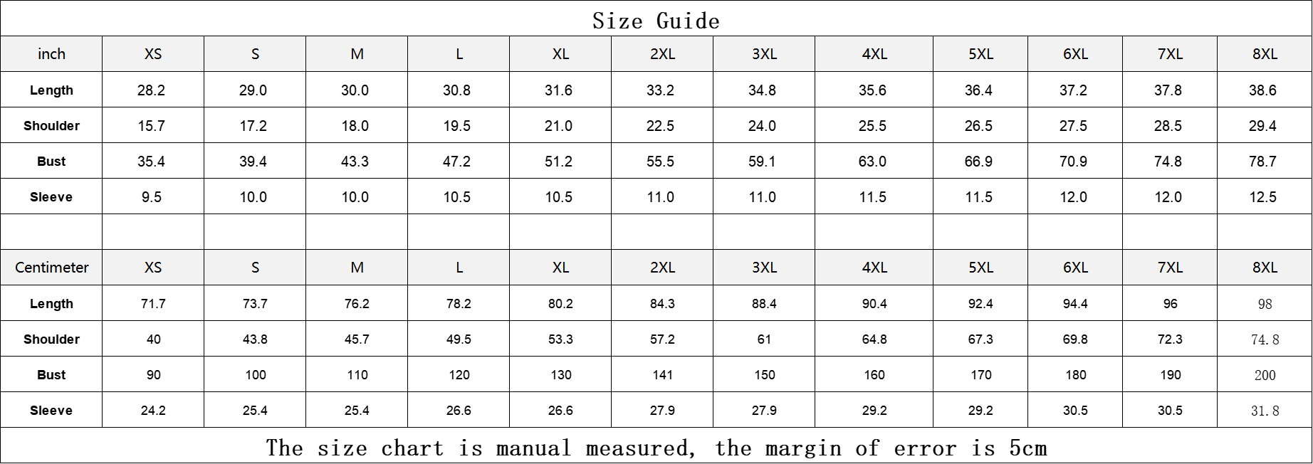 Baby Deer Aloha Hawaiians Hawaiian Shirt Size Guide